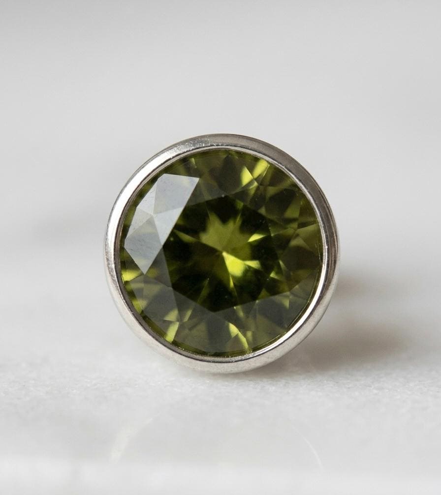 Pendientes de Peridoto(olivina) en Plata -Pendientes de Piedra Verde -Joyería artesanal -Estilo Minimalista y Elegante, Regalo para mujer
