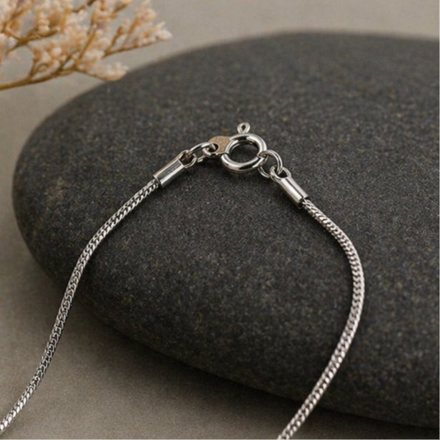 Cadena de plata 44 / 48 / 54 cm | Collar fino minimalista | Cadena tipo snake | Joyería elegante unisex